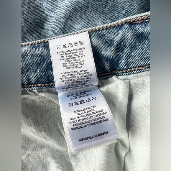 NWT DL1961 Patti Straight Leg High Rise Ankle Lt Seaglass Distressed Blue 18W - Picture 8 of 12